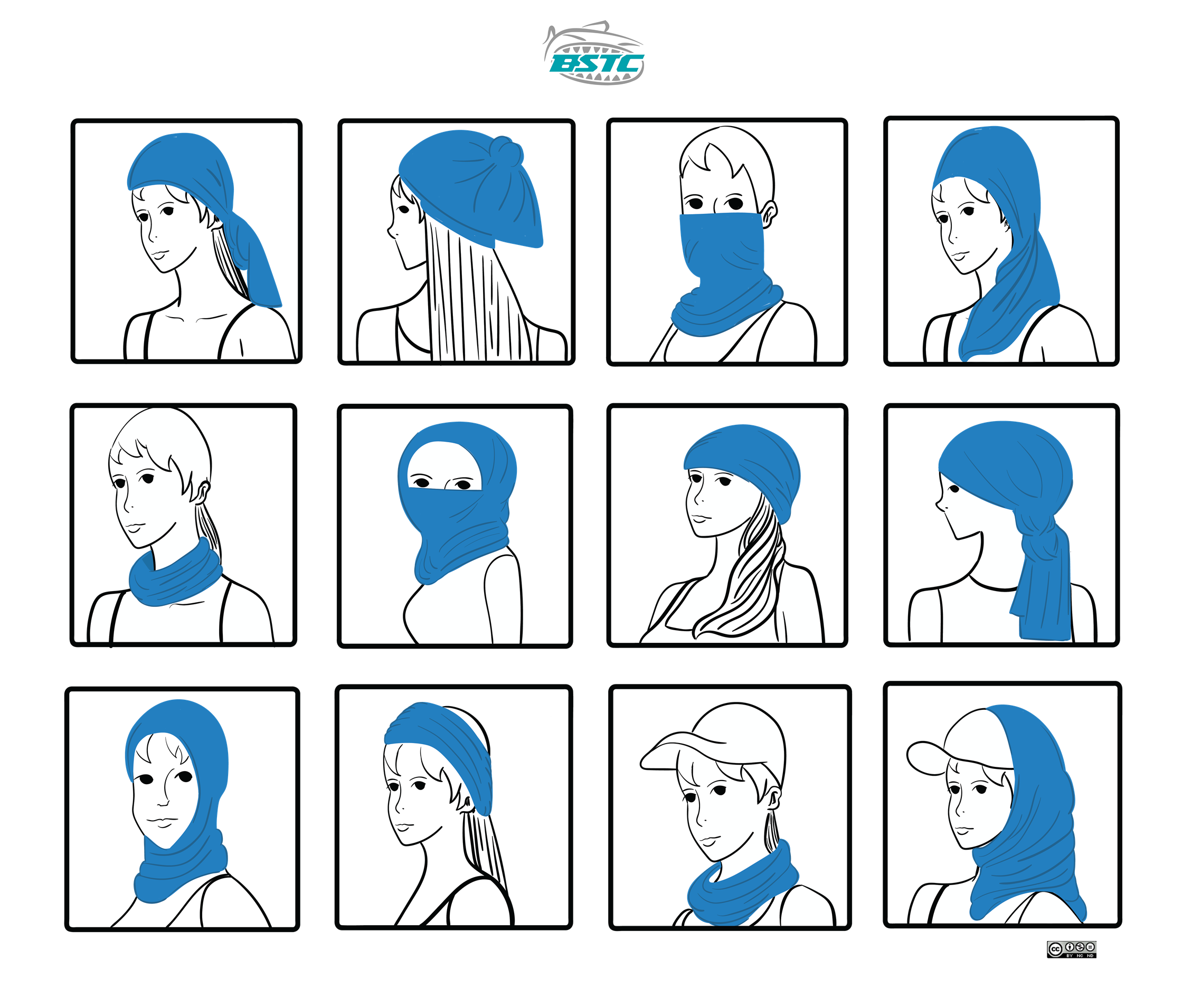 BSTC Head Socks, Camo Urban